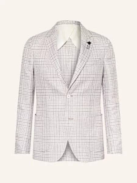 Lardini Marynarka Regular Fit Z Lnem beige beżowa
