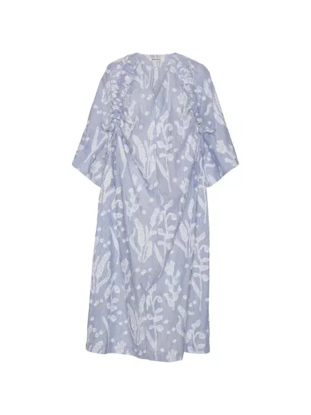 Rochie Henrik Vibskov cu model floral albastru