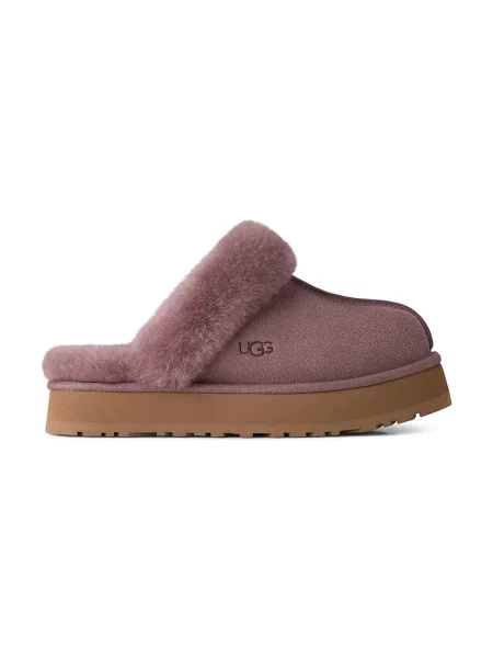 UGG papuci de casă pentru femei din piele întoarsă W Disquette maro