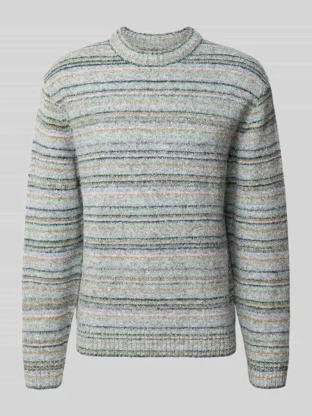 Sweter z dzianiny o kroju regular fit z domieszką bawełny Mcneal