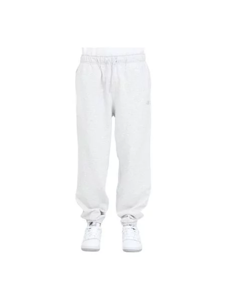 Spodnie z logo New Balance szare