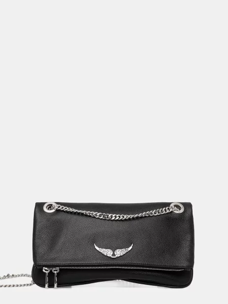 Zadig & Voltaire Geantă de umăr ROCK II' negru