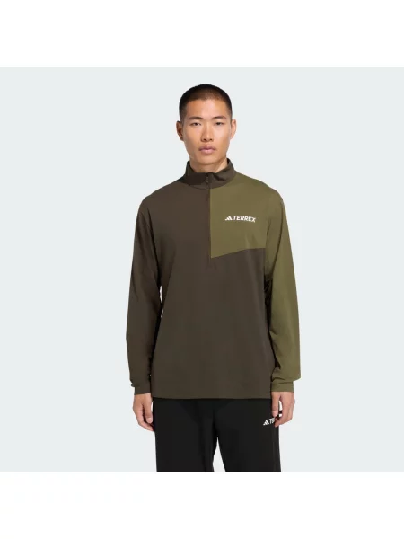 Koszulka z długim rękawem adidas Terrex Multi Climacool oliwkowo brązowa S zielona