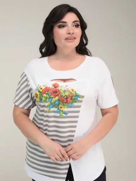 Футболка All Posa білий