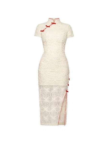 Rochie midi Anouki cu funde