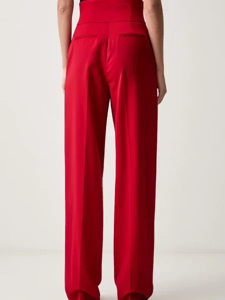 Spodnie Elisabetta Franchi czerwone