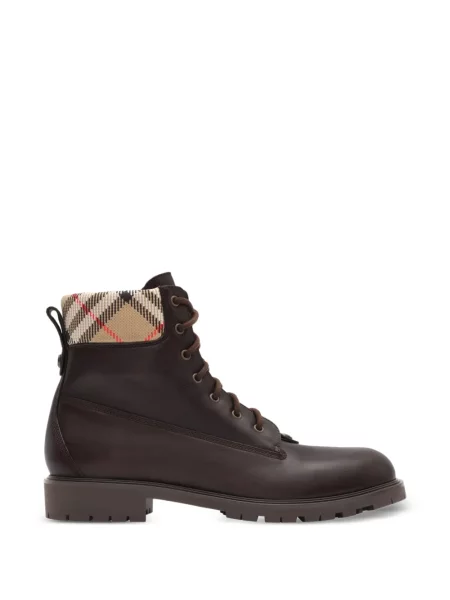 Botine Burberry din piele maro