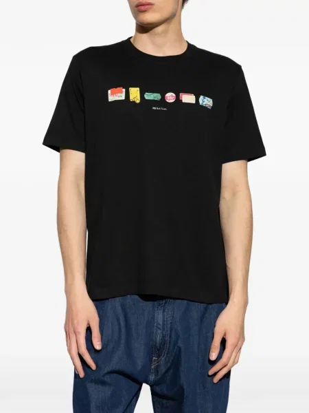 Tricou Ps Paul Smith cu imagine negru
