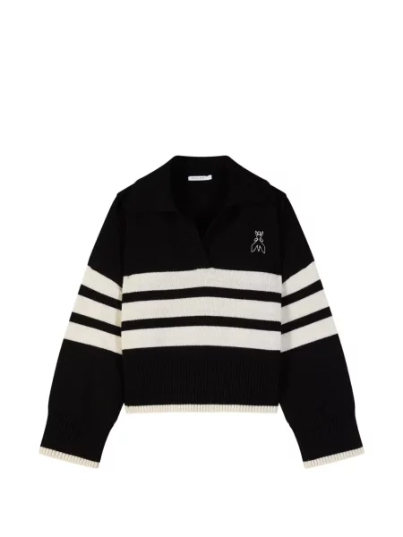Gulerat tricou polo Patrizia Pepe negru