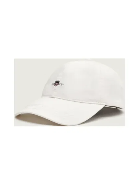 Gant Șapcă baseball SHIELD alb