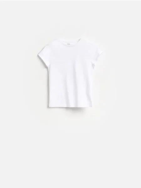 Reserved Tricou slim fit alb