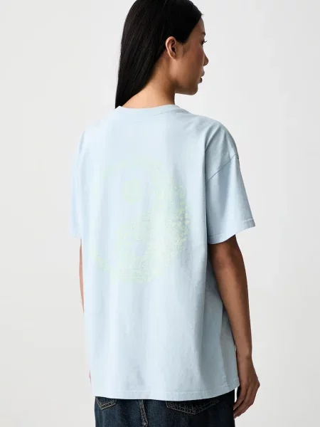 Vans T-shirt oversize niebieska