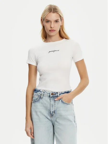 Тениска Guess NEW CARRIE розово
