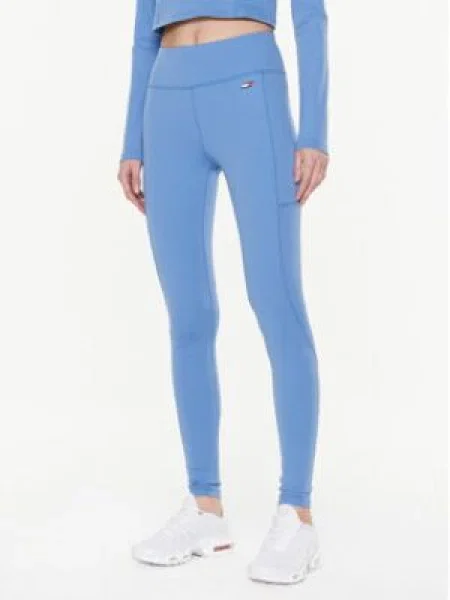 Leggings Tommy Hilfiger albastru