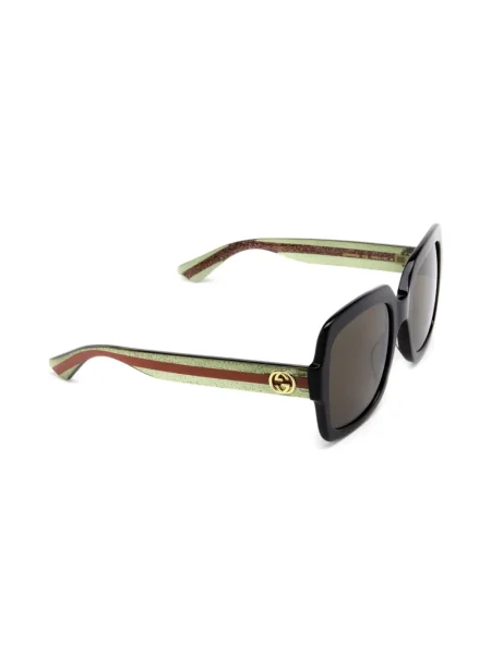 Ochelari de soare Gucci Eyewear cu dungi negru