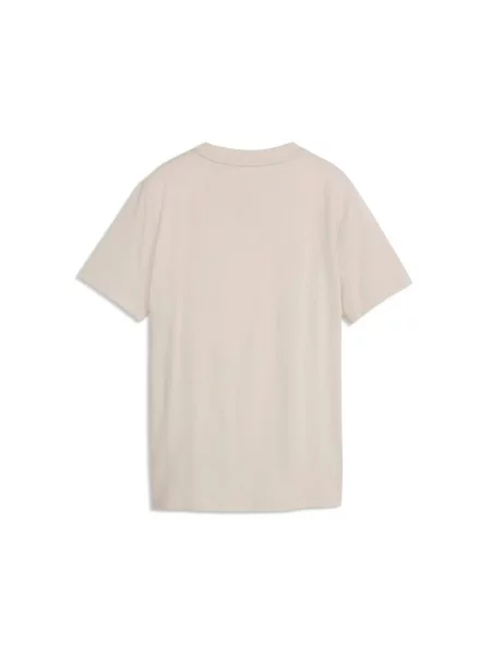 T-shirt dziewczęcy Puma Ess Centered Cat Logo beżowa