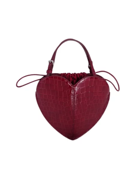 Rotate torebka crossbody skórzana czerwona