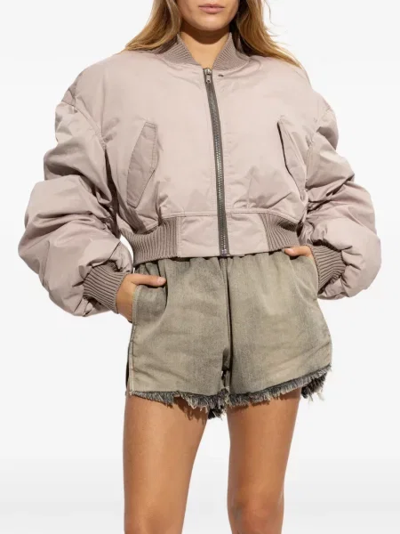 Decupat geacă bomber Rick Owens roz
