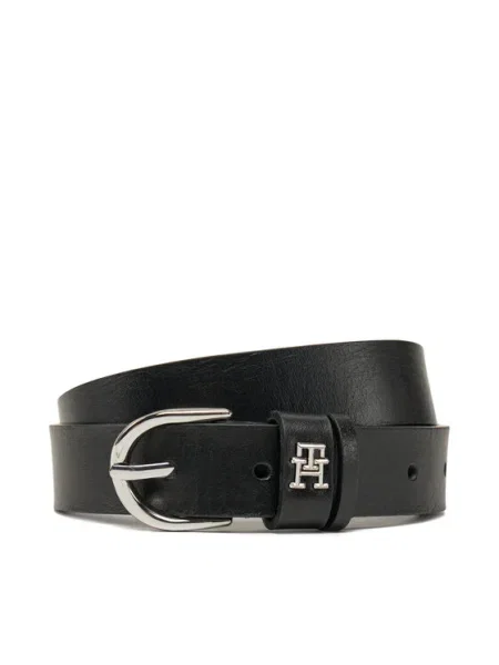 Bőr öv Tommy Hilfiger fekete