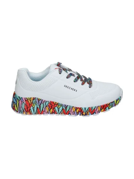 Pantofi Skechers alb