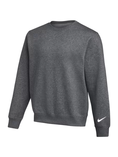 Fleecová fleecová mikina Nike sivá