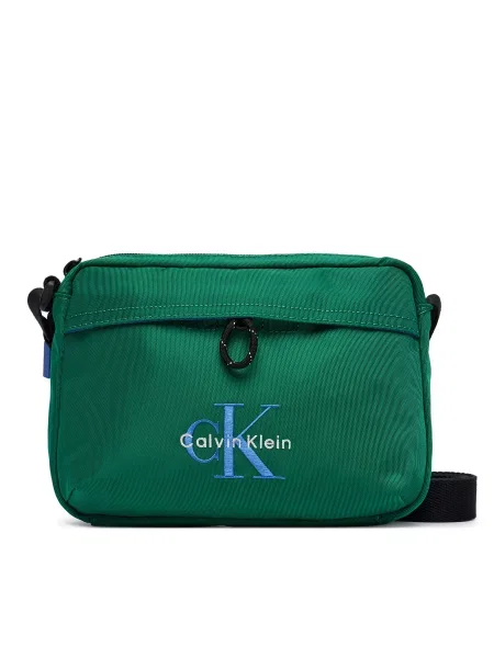 Crossover torbica Calvin Klein Bold Camera Bag zelena
