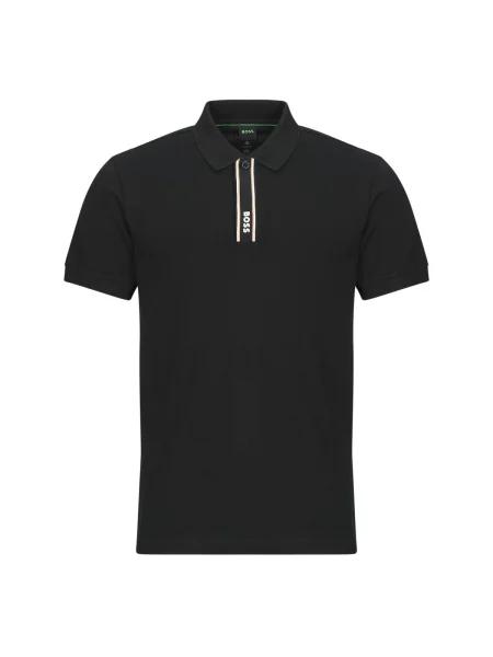 Polo majica Boss s kratkimi rokavi črna