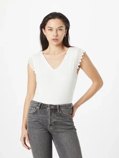 ABOUT YOU Tricou Caitlin' alb