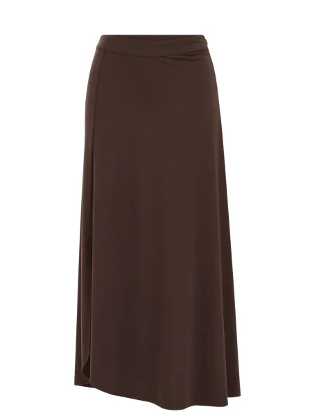 WE Fashion Fustă închis maro