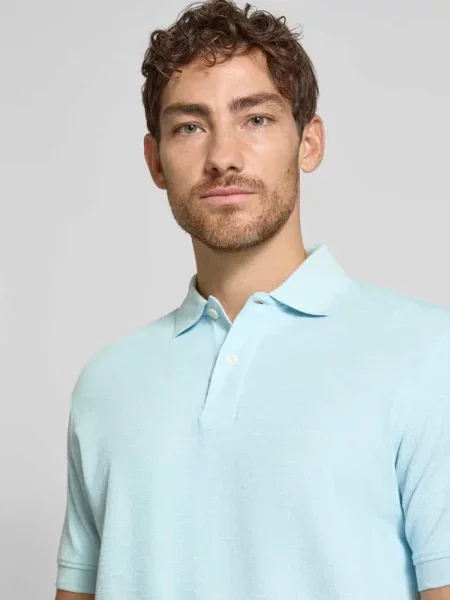 Koszulka polo o kroju regular fit z mieszanki bawełny model ‘JASON’ Selected Homme
