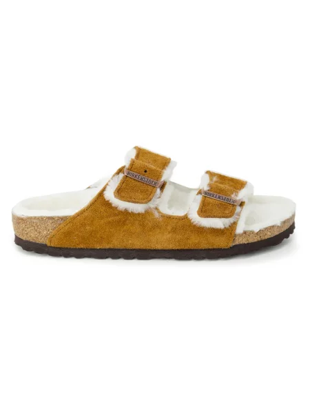 Kapcie Birkenstock brązowe