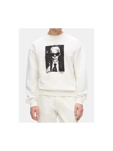 Geacă de blugi Karl Lagerfeld alb