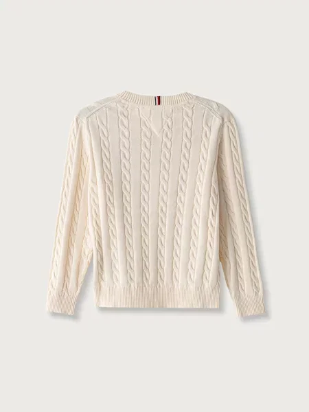 Tommy Hilfiger pulover pentru copii din bej