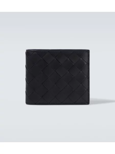 Portofel Bottega Veneta din piele negru