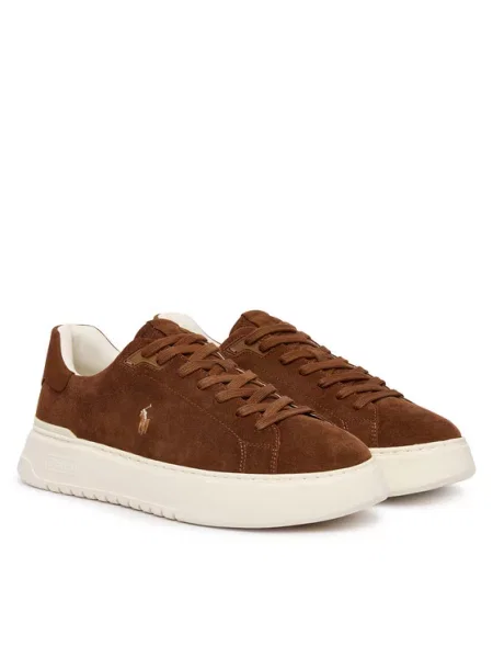 Polo Ralph Lauren Сникърси Rlite Court Светлокафяв