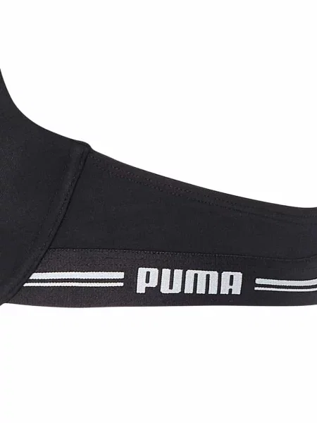 Biustonosz t-shirtowy z fiszbinami – watowany Puma czarny