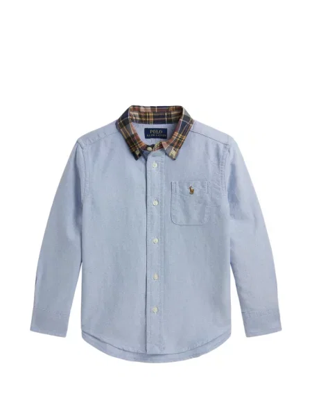 Dětska košile Polo Ralph Lauren modrá