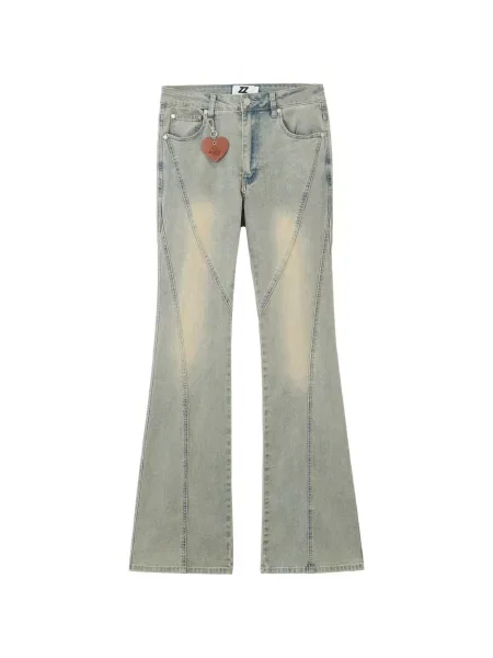 Jeansy dzwony Izzue dzwony niebieskie