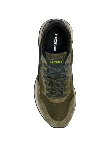 Sneakerși Hoff din piele de căprioară verde