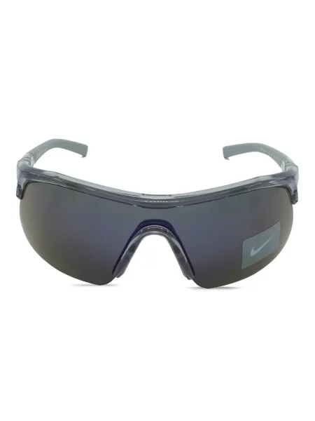 Ochelari de soare Nike cu cordon din jerseu cu imprimeu abstract gri
