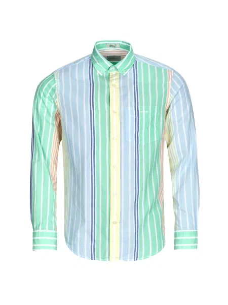 Srajca Gant s črtami z dolgimi rokavi