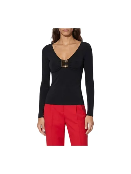 Top Elisabetta Franchi negru