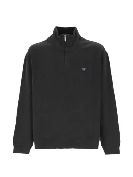 Hanorac cu fermoar Maison Labiche cu autograf gri