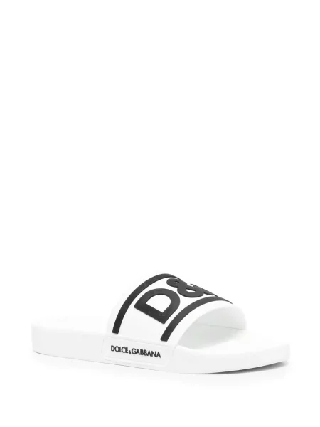 Papuci Dolce & Gabbana alb