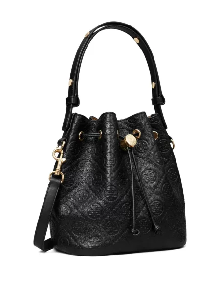 Geantă bucket Tory Burch negru