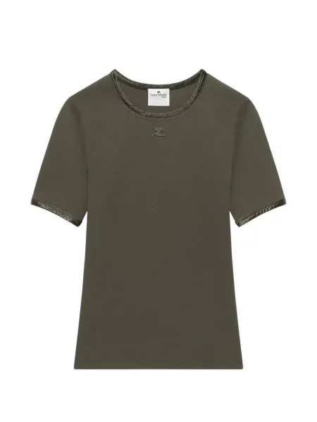 Tricou Courreges cu autograf verde
