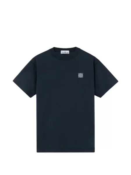 Tricou Stone Island cu strasuri albastru