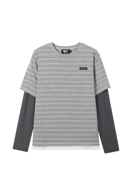 Мини тениска Mini Cream сиво