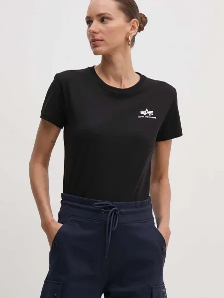 Alpha Industries Tricou Basic T Small Logo Regular Fit negru