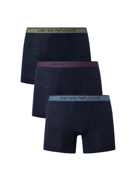 Emporio Armani Boksarice marine / svetlo / kaki / temno liila modra
